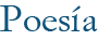 Poesía